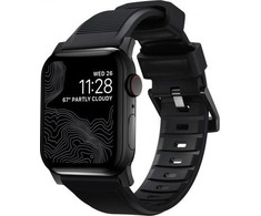 „Nomad Rugged Strap“, juodas metalinis dirželis – „Apple Watch“ 49 mm / 46 mm / 45 mm / 44 mm / 42 mm