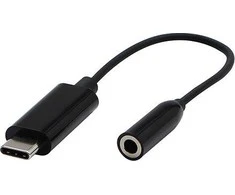 USB USB-C adapteris - Jack 3.5mm Juodas