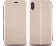 Dėklas Beline Book Magnetic Apple iPhone Xs Max rózowo-auksinė/rosegold