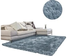 Kilimėlis storas tankus minkštas pliušas Living Room Shaggy 160x200 - Universal SilverFur