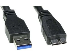Lama Plus USB kabelis (3.0), USB A M - USB micro A (M), 2m, juoda, EOL
