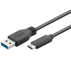Goobay | Apvalus kabelis | Sinchronizuokite ir įkraukite Super Speed USB-C į USB A 3.0 įkrovimo laidą | 67890 | USB 3.0 kištukas (A tipas) | USB-C (vyriškas)