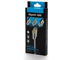 USB kabelis Neutralle USB-A - USB-C + microUSB + Žaibas 1 m sidabro