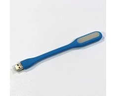 Nešiojamojo kompiuterio lempa, guminė, mėlyna, USB, LED, EOL