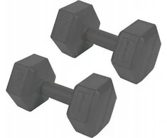 None MONSTER šešiakampis dumbbell rinkinys 2x 3kg