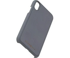Nordic Elements Original Gefion – iPhone XR dėklas su tikro klevo mediena (vidutinės pilkos spalvos)