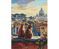 Norimpex Deimantinė mozaika - Koty w Rzymie 30x40cm