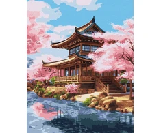 Norimpex Tapyba pagal numerius - Namas gėlėse 40x50cm