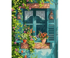 Art Active Tapybos pagal skaičius rinkinys "Namelis sode" KHO6348 40x50 AP0029