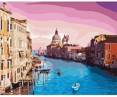 Norimpex Tapyba pagal skaičius - Saulėlydis Venecijoje 40x50cm
