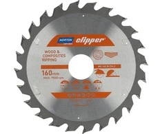 Norton Clipper NORTON diskinis pjūklas 160 mm x 30 mm x 24z MEDIENA IR KOMPOZITAI ATB (2,6 / 1,6)