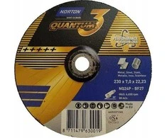 „Norton Clipper“ šlifavimo diskas NQ24P-230x7,0x22,23-T27 NOR-Quantum 3