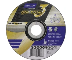 Norton Clipper Ultradünne Trennscheibe Norton NQ60ZZ-125x1.3x22.23-T41 NOR-Quantum 3
