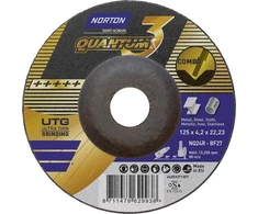 Norton Clipper Šlifavimo diskas grubiajam plieno ir nerūdijančio plieno apdirbimui QUANTUM-3