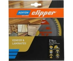 NORTON CIRCULAR SAW 216mm x 30mm x 60z LAMINATES AND VENEERE (2.3/1.8) | NORTON
