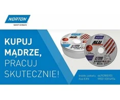 Abrazyvinis pjovimo diskas Norton ALU T41; 125x1x22,23 mm; 20 vnt. + 2 diskai