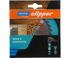 NORTON DISKINIS PJŪKLAS 125mm x 20mm x 24z MEDIENAI IR KOMPOZITAMS ATB (2,6 / 1,6)