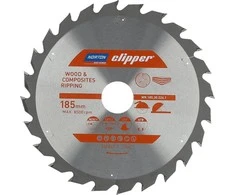 Norton Clipper NORTON diskinis pjūklas 185 mm x 30 mm x 24z MEDIENA IR KOMPOZITAI ATB (1,8 / 1,2)