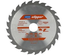 Norton Clipper NORTON diskinis pjūklas 190 mm x 30 mm x 24z MEDIENA IR KOMPOZITAI ATB (2,8 / 1,8)