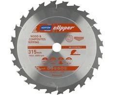 NORTON diskinis pjūklas 315 mm x 30 mm x 24z MEDIENOS IR ATB KOMPOZITAS (3,2 / 2,2)