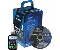 NORTON DISKAS VULCAN 125 x 1,6 /100vnt.+ KLIJAI ONE BOND