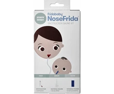 „NoseFrida 8289“ 3 viename rinkinys: aspiratorius + druskos tirpalo purškalas + 10 higieninių filtrų