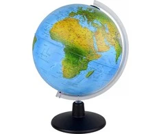 Nova Rico Apšviestas fizinis/politinis Gaia gaublys, 25 cm