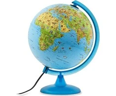 Nova Rico Safari Globe Illuminated Physical - Political 25 cm