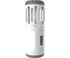 Noveen IKN853 Kukaiņu Nogalināšanas Lampa 3in1 Lampa Lukturis Kukaiņu Nogalinātājs Ar Akumulatora Barošanu ABS Korpuss Melns
