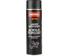 Novol Juodi matiniai dažai Juodas MAT aerozoliniai 500ml