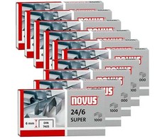 Novus NOVUS virbalai 24/6 DIN SUPER 10 000 vnt. 6 mm