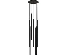 Pakabinamas šviestuvas Lampa wisząca Nowodvorski Lampa wisząca LASER 7667 metalo sp. kaskada do salonu juoda