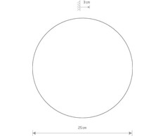 Sieninis šviestuvas Nowodvorski 7638 RING LED Kinkiety 24H