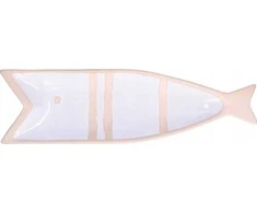 Npc Polska Žuvies lėkštė RITUALI DOMESTICI PELAGICOILLOGICO Balta 38,5 x 11 x 3 cm