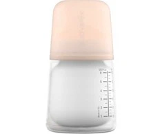 Kūdikių maitinimo buteliukas Suavinex Zero Anti-Colic Bottle Nipple Breastfeeding Silicone Mix 180ml