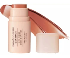 Bare Minerals Gen Nude Dew in One Cheek &amp; Lip Stick kreminė lazdelė skruostams ir lūpoms Bare Necessity 4,5 g