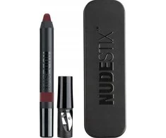 „Nudestix Intense Matte“ lūpų pieštukas ir skruostų skaistalai 2 viename „Raven“ 2,5 g