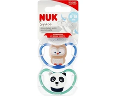 Nuk 440499 SILIKONINIS TARPAS ČIULPTUKUI 6-18 2VNT 527863, 736366
