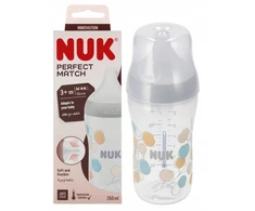Nuk 449904 IDEALUS BUTELIS 260 ML MEDVILNĖS 572534, 10742027