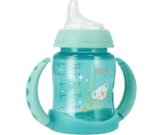 NUK buteliukas 150 ml su rankena 6M ZIE FC 10215326