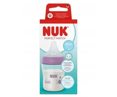 NUK Perfect Match buteliukas kūdikiui su temperatūros kontrole 150 ml Hippo