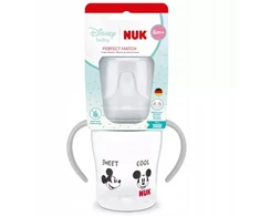 NUK Perfect Match mokomoji buteliuko pavidalo gertuvė DISNEY Minnie pilka 150 ml