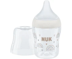 NUK Perfect Match termometru kontroliuojamas kūdikio buteliukas 150 ml baltas