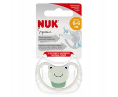 NUK čiulptukas USP 0-6M SIL SPACE FROG 10730331 1/6