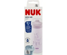 NUK 225325 nerūdijančio plieno puodelis 300ml Mini +9m Elnias