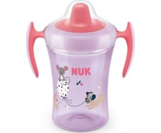 Puodelis su snapeliu ir rankenėlėmis, NUK 751140 Evolution Trainer cup, 230ml