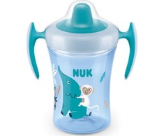 Puodelis su snapeliu ir rankenėlėmis, NUK 751140 Evolution Trainer cup, 230ml