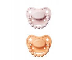 NUK LUU KIDS-Rinkinys SMOCZKÓW VELVET BLUSH I SUMMER APRICOT 0-3M