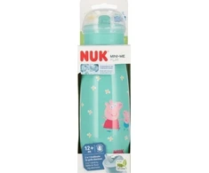 NUK Mini-Me Flip 2-in-1 kūdikio buteliukas Peppa Pig, 450 ml, rožinis, 12+m