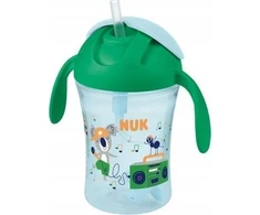 NUK MOTION CUP Innowacyjny kubek bidon su obciążoną słomką TURKUSOWY